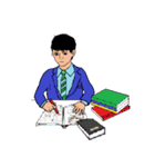 働く男性シリーズ：ボーイ JW（個別スタンプ：21）