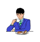 働く男性シリーズ：ボーイ JW（個別スタンプ：28）