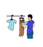 働く男性シリーズ：ボーイ JW（個別スタンプ：30）