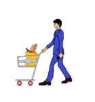 働く男性シリーズ：ボーイ JW（個別スタンプ：33）