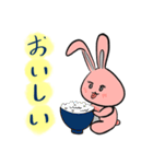 Grai the Rabbit （日本語）（個別スタンプ：13）