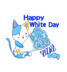 お祝い＆誕生日★ありがとう猫のぬいぐるver（個別スタンプ：32）