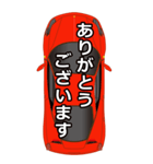 スポーツカーとともにご挨拶 1（個別スタンプ：3）