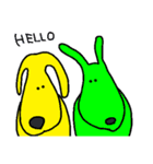 Pop-dogs and animals sticker（個別スタンプ：1）