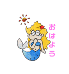 人魚さんの日常①（個別スタンプ：2）