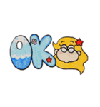 人魚さんの日常①（個別スタンプ：3）