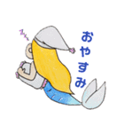人魚さんの日常①（個別スタンプ：8）