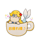 人魚さんの日常①（個別スタンプ：15）