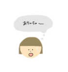 オカッパさんの思いと言葉スタンプ！（個別スタンプ：23）