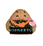 人を結ぶおむすびスタンプ その3（個別スタンプ：2）