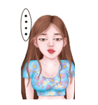 Meena 日本語版 (Big sticker)（個別スタンプ：31）