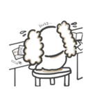 サングラスとプードル 01（個別スタンプ：24）
