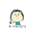 ボブヘアの女（個別スタンプ：16）