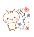 口ゆるいねこ。ほのぼの癒し。（個別スタンプ：1）