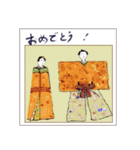 ミチコスタンプ NO11 ひなまつり（個別スタンプ：8）