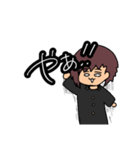 あっぷるくんwith謎生物（個別スタンプ：1）