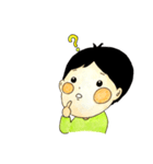 ぼくのスタンプ(色鉛筆)（個別スタンプ：6）