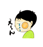 ぼくのスタンプ(色鉛筆)（個別スタンプ：7）