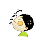 ぼくのスタンプ(色鉛筆)（個別スタンプ：8）