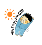 ぼくのスタンプ(色鉛筆)（個別スタンプ：15）