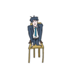 俺とイス（個別スタンプ：8）
