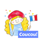 Bonjour！ パリジェンヌのカーリーさん♡（個別スタンプ：1）
