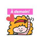 Bonjour！ パリジェンヌのカーリーさん♡（個別スタンプ：6）