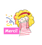 Bonjour！ パリジェンヌのカーリーさん♡（個別スタンプ：9）