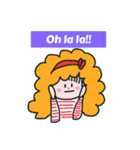 Bonjour！ パリジェンヌのカーリーさん♡（個別スタンプ：16）