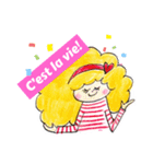 Bonjour！ パリジェンヌのカーリーさん♡（個別スタンプ：37）