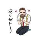 日本大好き！mr.モジャリーノ①（個別スタンプ：1）