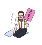 日本大好き！mr.モジャリーノ①（個別スタンプ：22）