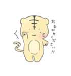 てのひらサイズのとらさん（個別スタンプ：13）