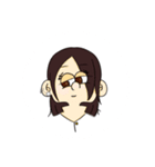 パンダが描いたらしい1（個別スタンプ：1）
