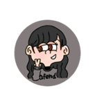 パンダが描いたらしい1（個別スタンプ：3）