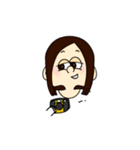 パンダが描いたらしい1（個別スタンプ：7）