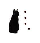 黒猫ビビちゃんのスタンプ（個別スタンプ：7）