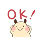 キンクマハムスターおもち（個別スタンプ：1）