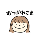 ボブヘアガール、（個別スタンプ：8）