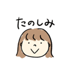 ボブヘアガール、（個別スタンプ：26）