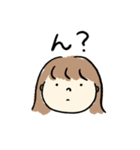 ボブヘアガール、（個別スタンプ：31）