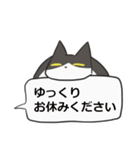 はちわれねこの日常会話（個別スタンプ：17）