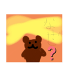 ？熊さんのスタンプ？（個別スタンプ：4）