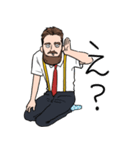 日本大好き！mr.モジャリーノ②（個別スタンプ：4）