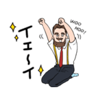 日本大好き！mr.モジャリーノ②（個別スタンプ：6）