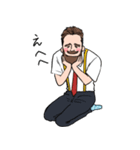 日本大好き！mr.モジャリーノ②（個別スタンプ：8）