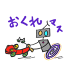 ロボットと猫（個別スタンプ：9）