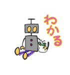 ロボットと猫（個別スタンプ：30）