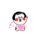 おかっぱさんの気持ち（個別スタンプ：5）