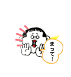 おかっぱさんの気持ち（個別スタンプ：22）